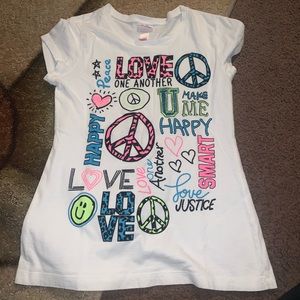 Justice kids shirt size 10
